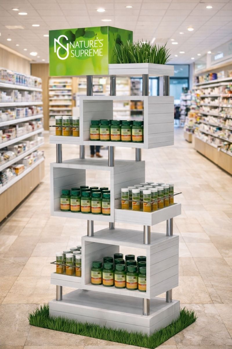 NATURE'S SUPREME  — POP & POSM uygulaması, 