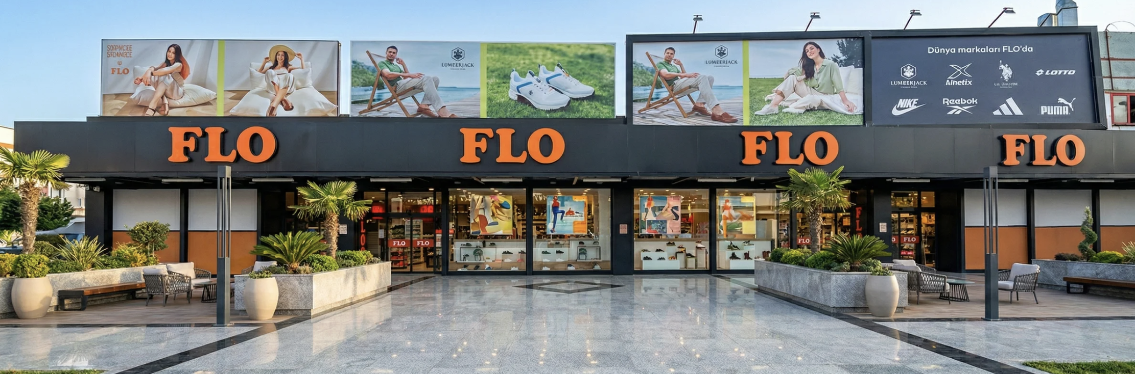 FLO — Dış Mekan uygulaması,