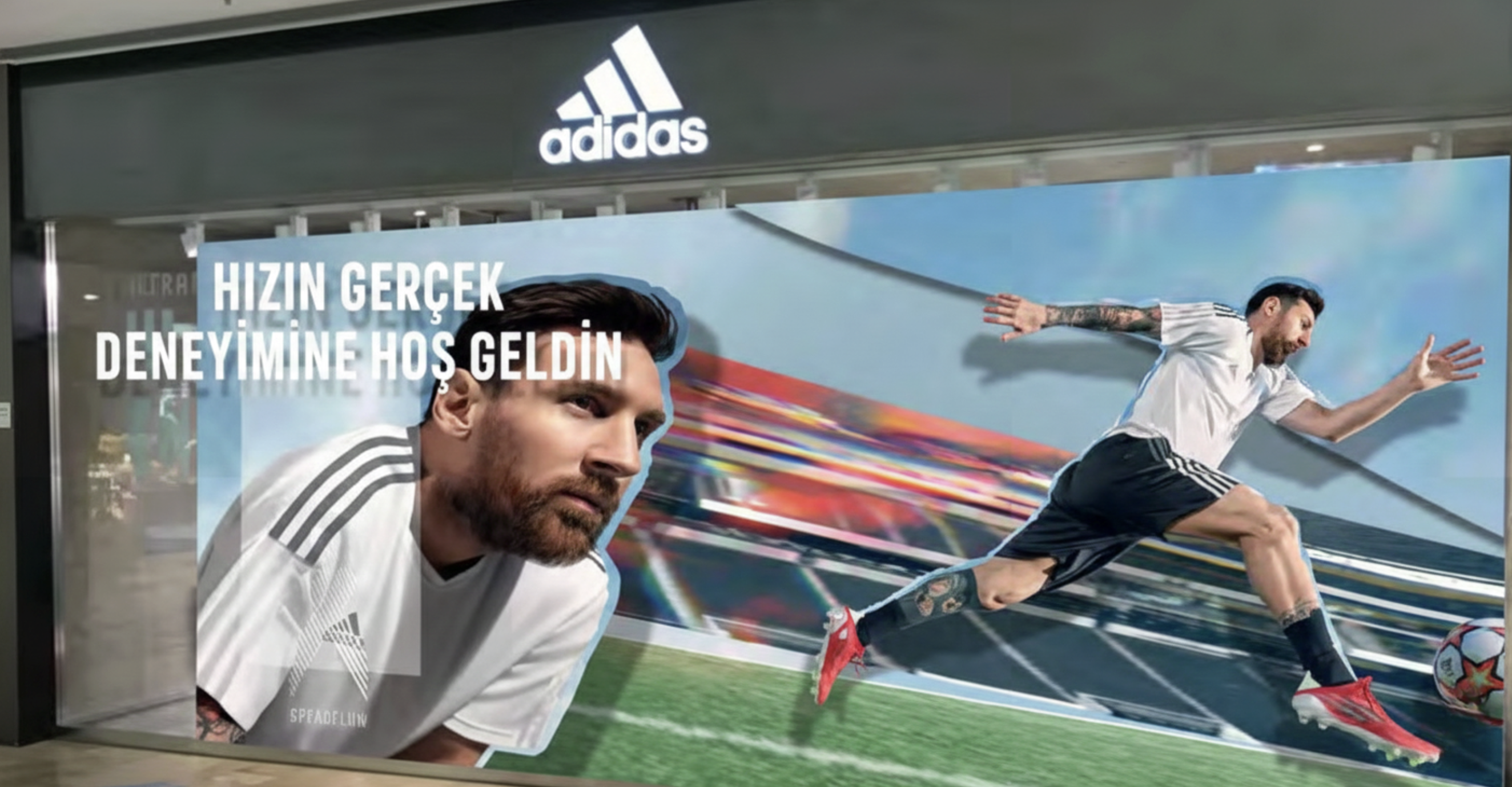ADIDAS — Vitrin & Mağaza İçi uygulaması,