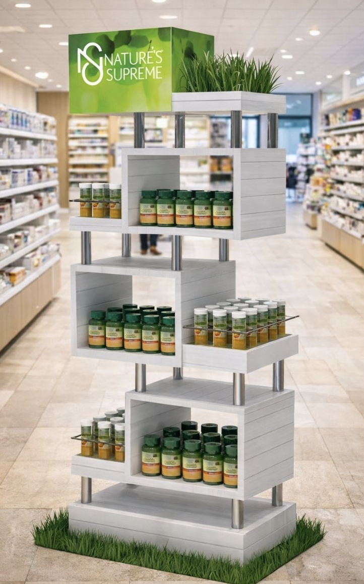NATURE'S SUPREME  — POP & POSM uygulaması, 