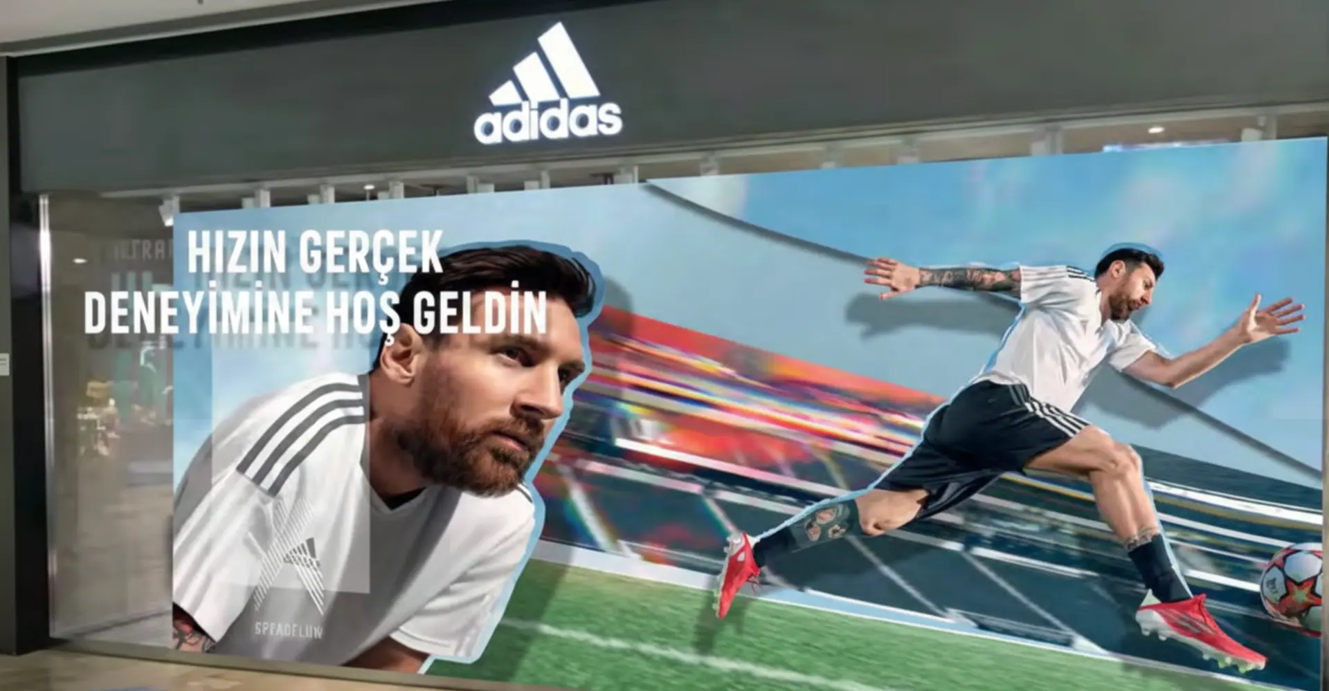 ADIDAS — Vitrin & Mağaza İçi uygulaması,
