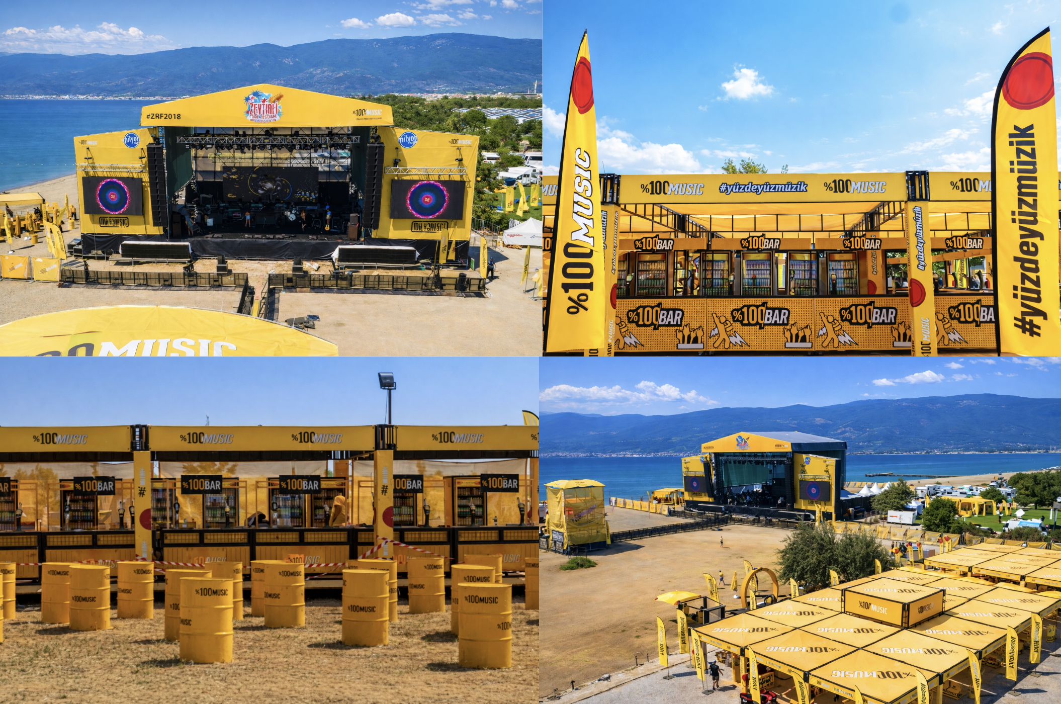TÜRK TUBORG — Dış Mekan uygulaması,