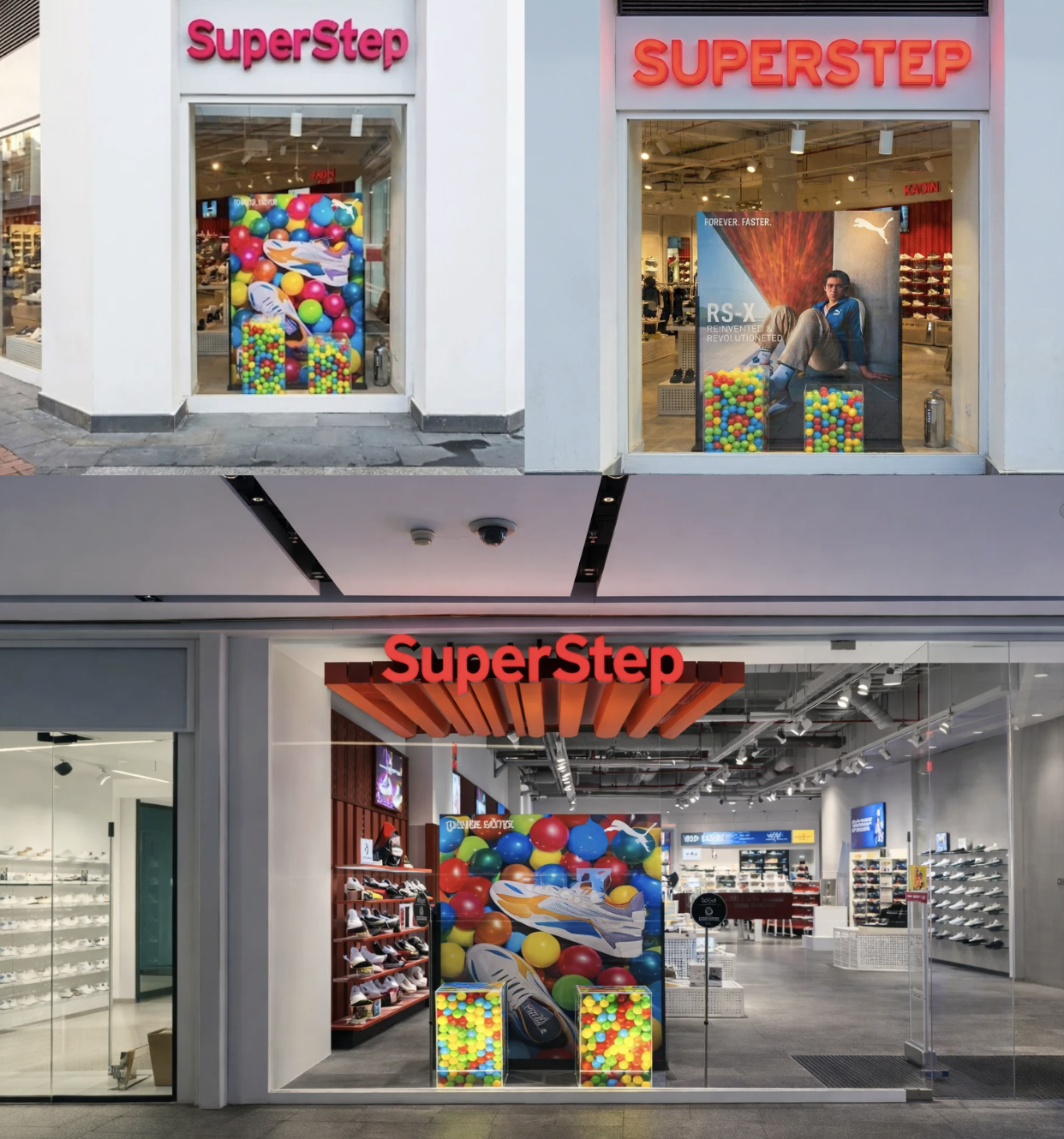 SUPERSTEP — Dış Mekan uygulaması,