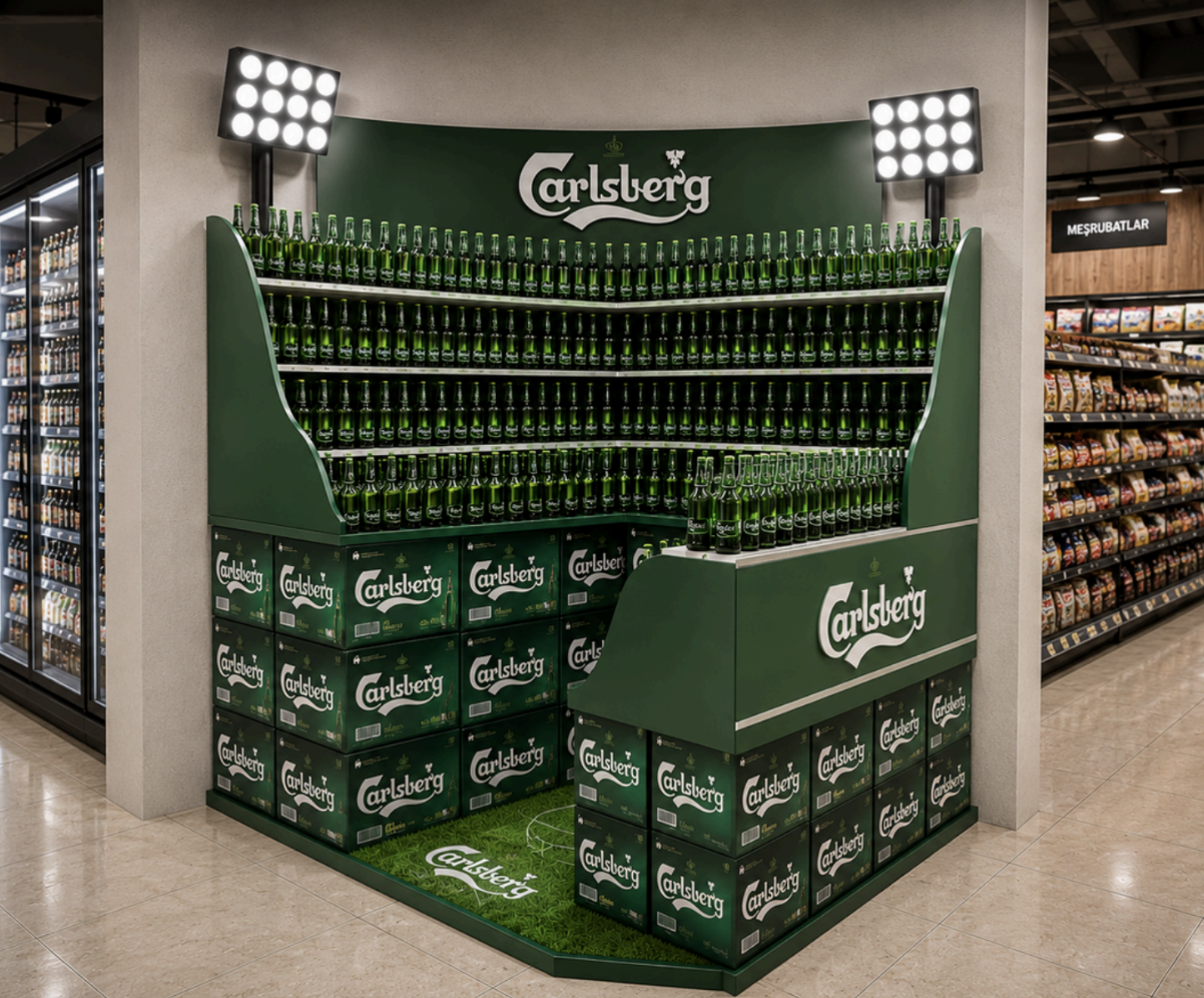 CARLSBERG  — POP & POSM uygulaması, 