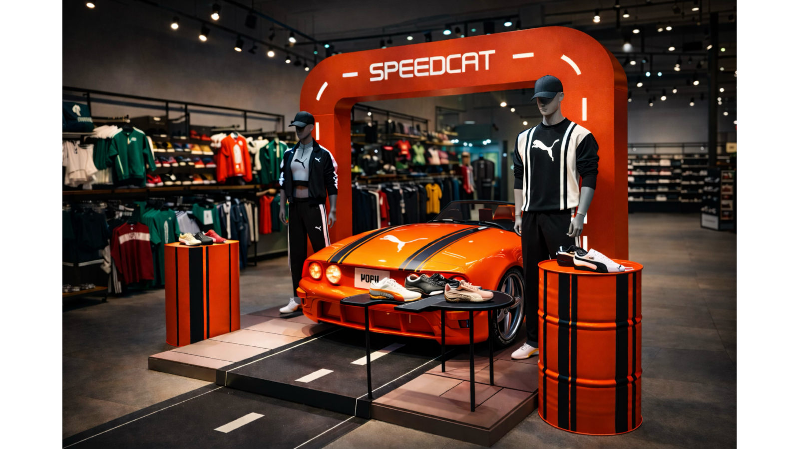 PUMA  — Vitrin & Mağaza İçi uygulaması, 
